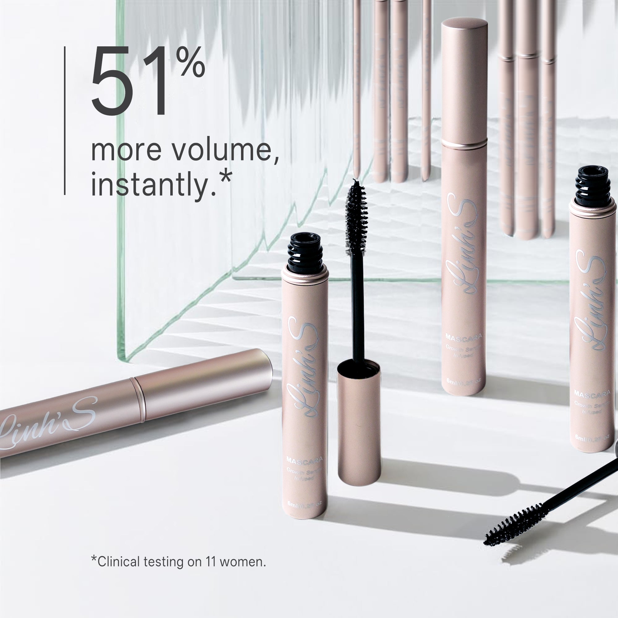 Linh’s | Growth Serum Mascara-Infused Ultra-Black