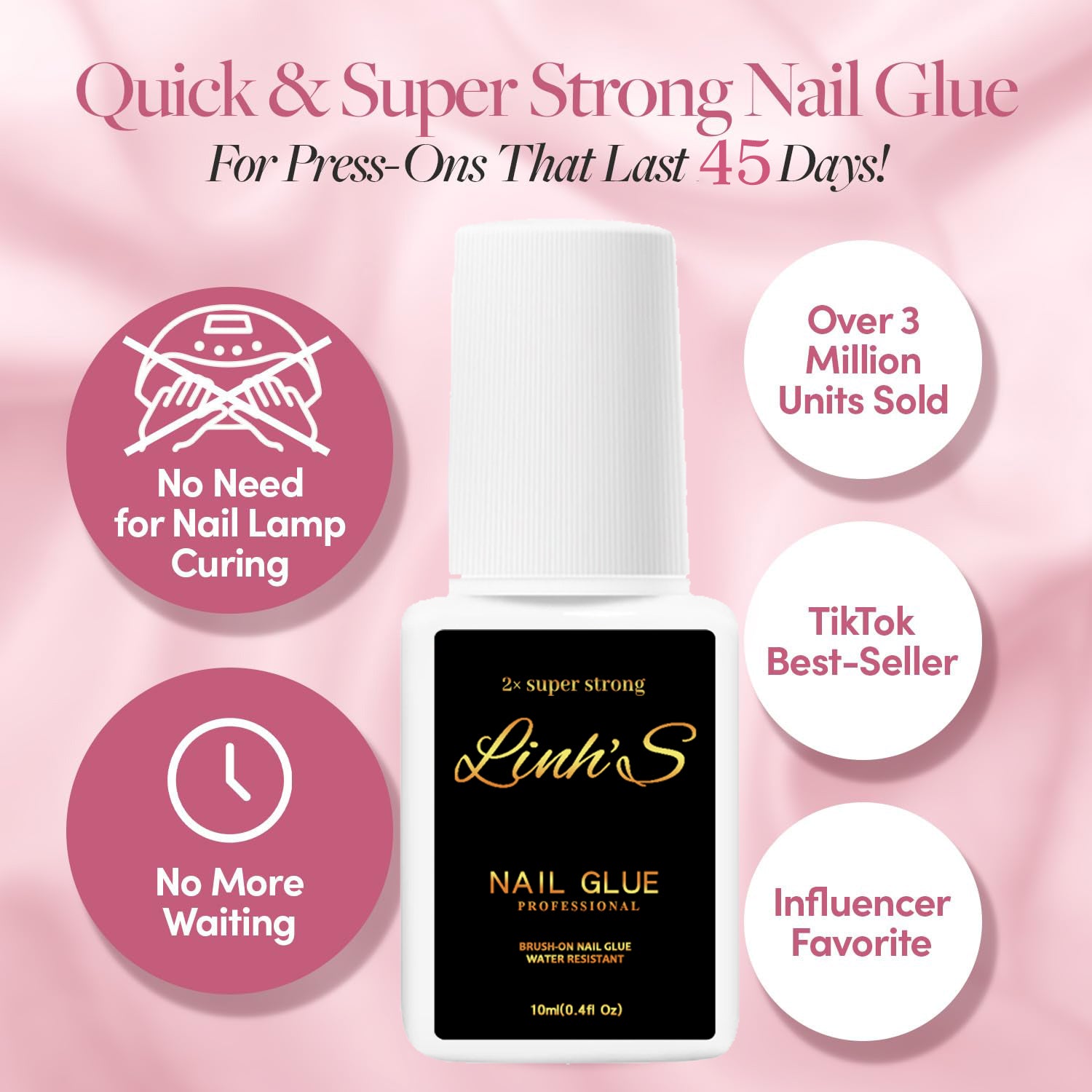 Linh’s Super Strong Nail Glue  (10ml)