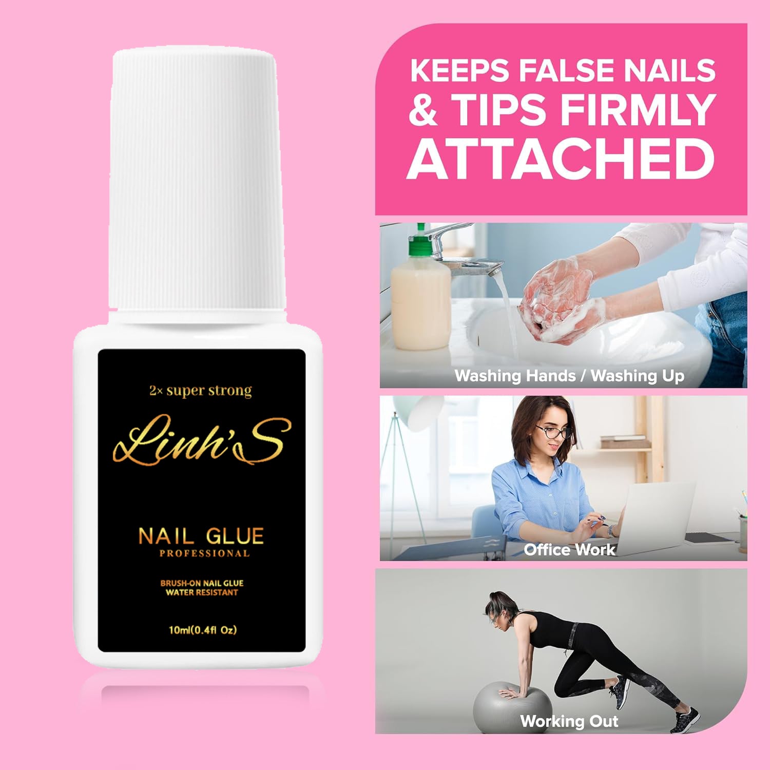 Linh’s Super Strong Nail Glue  (10ml)
