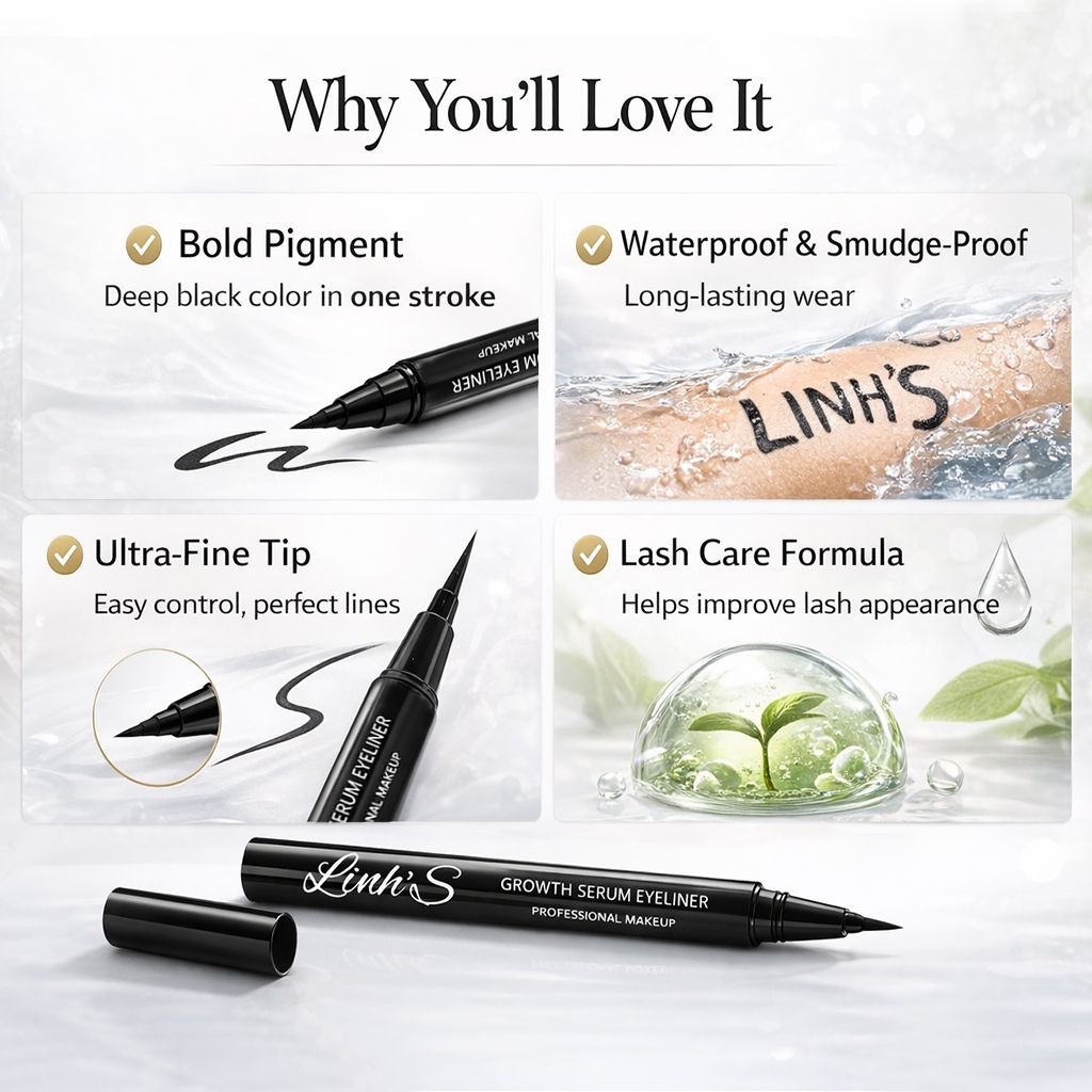 Linh’s Growth Serum Eyeliner – 2-in-1