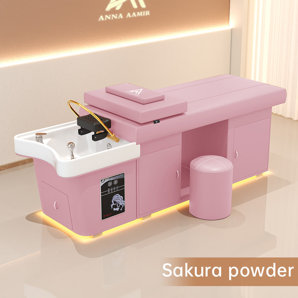 Premium Multifunctional Hair Treatment & Shampoo Spa Bed