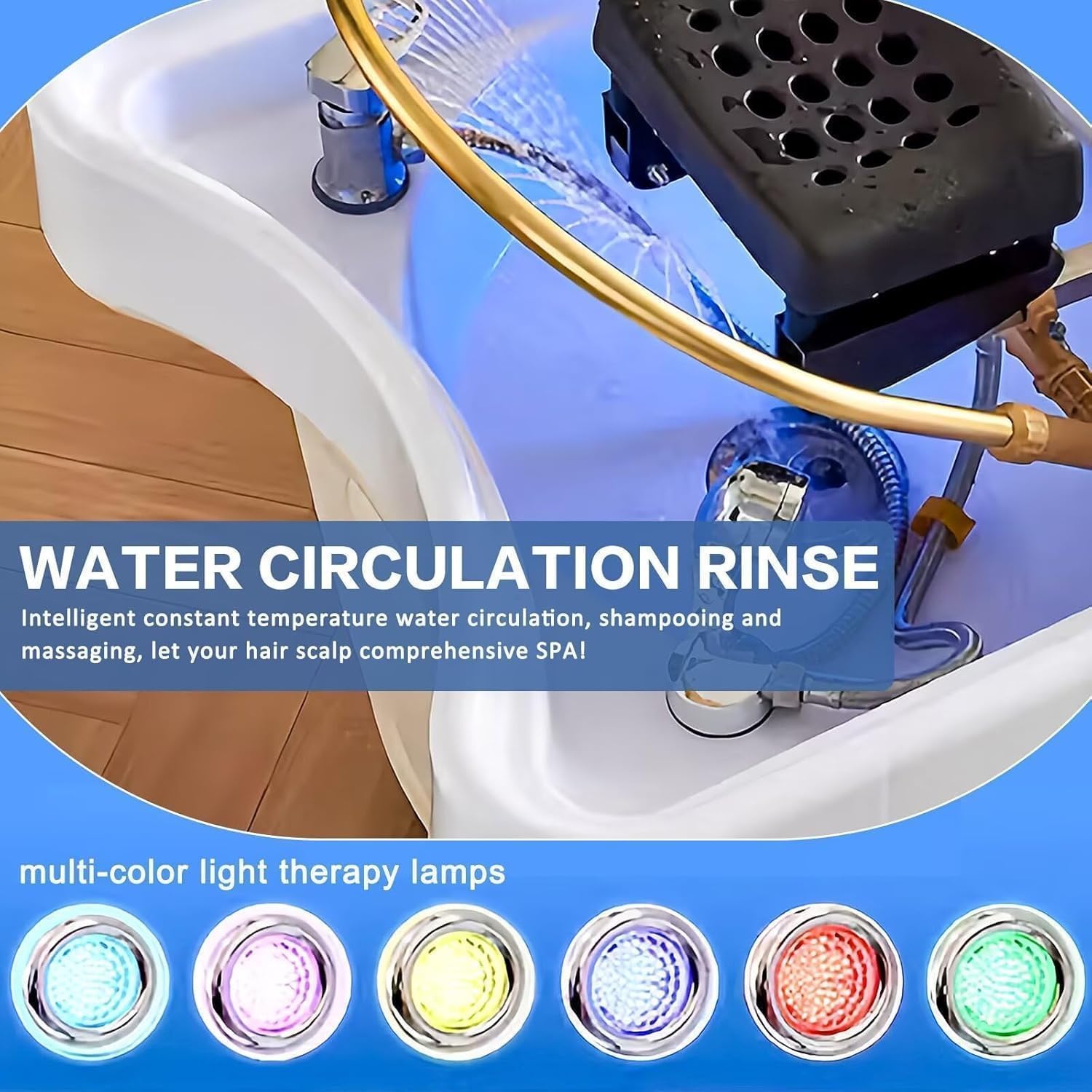 Premium Multifunctional Hair Treatment & Shampoo Spa Bed